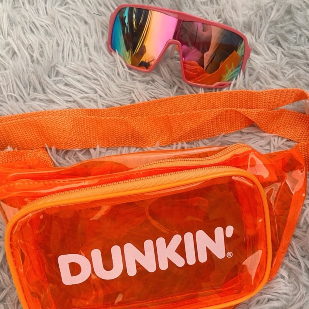Summer Dunkin Fanny Pack & Aviators bundle
